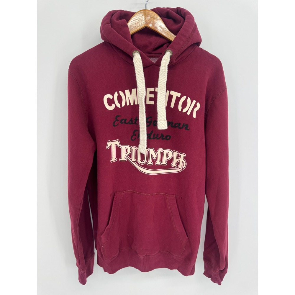 Triumph Motorcycles Hoodie Men L Steve McQueen East German Enduro Streetwear
